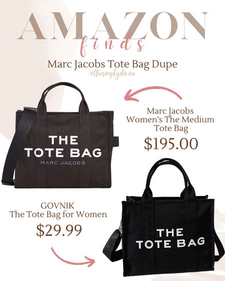 DUPE? Guys, I think I found a dupe for the Marc Jacobs Tote Bag on Amazon. 😍🛒

| Amazon | designer | designer bag | bag | purse | dupe | Marc Jacobs | the tote bag | 

#LTKunder50 #LTKitbag #LTKFind