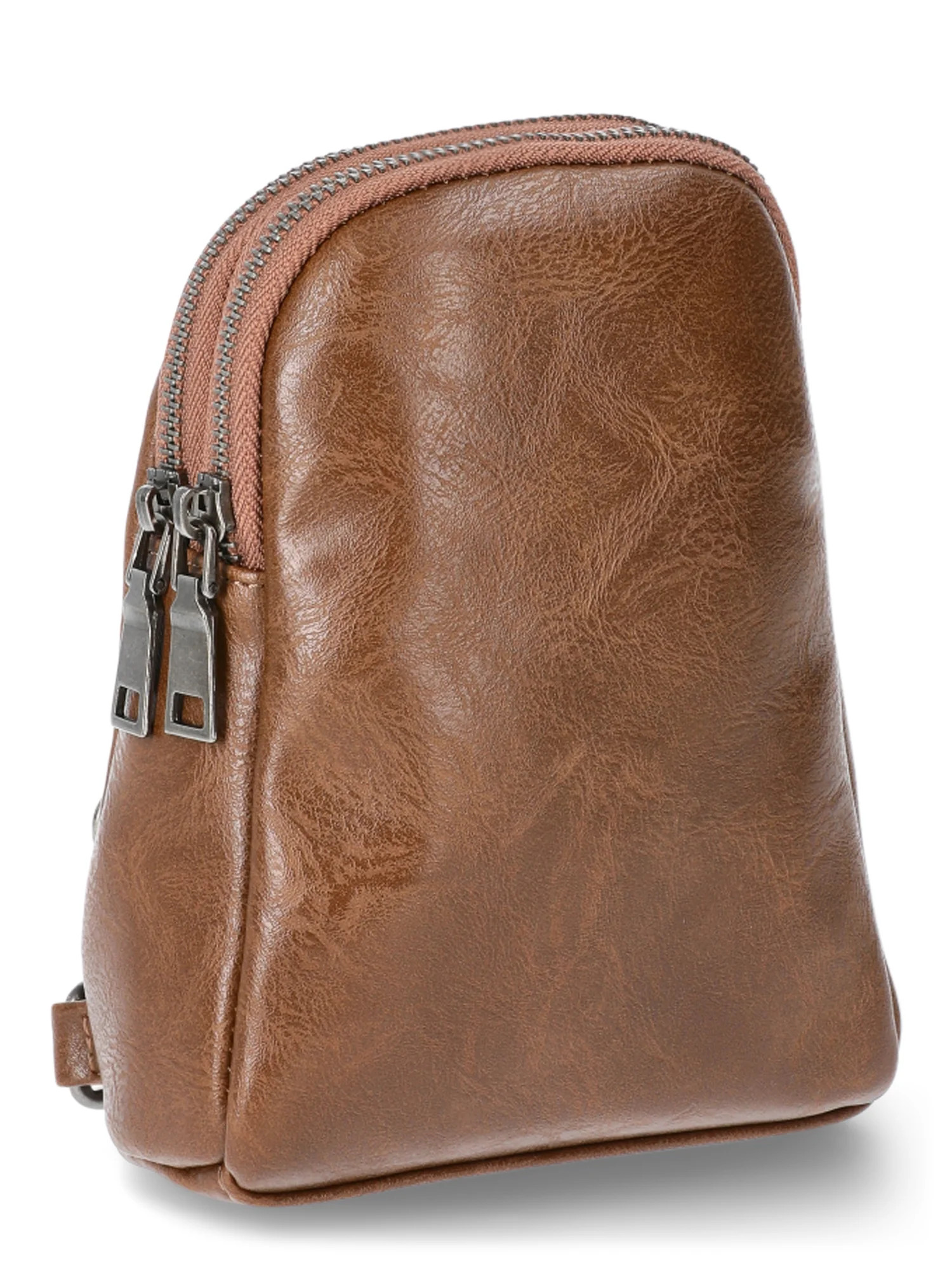 No Boundaries Small Sling Bag, Brown, Women’s | Walmart (US)