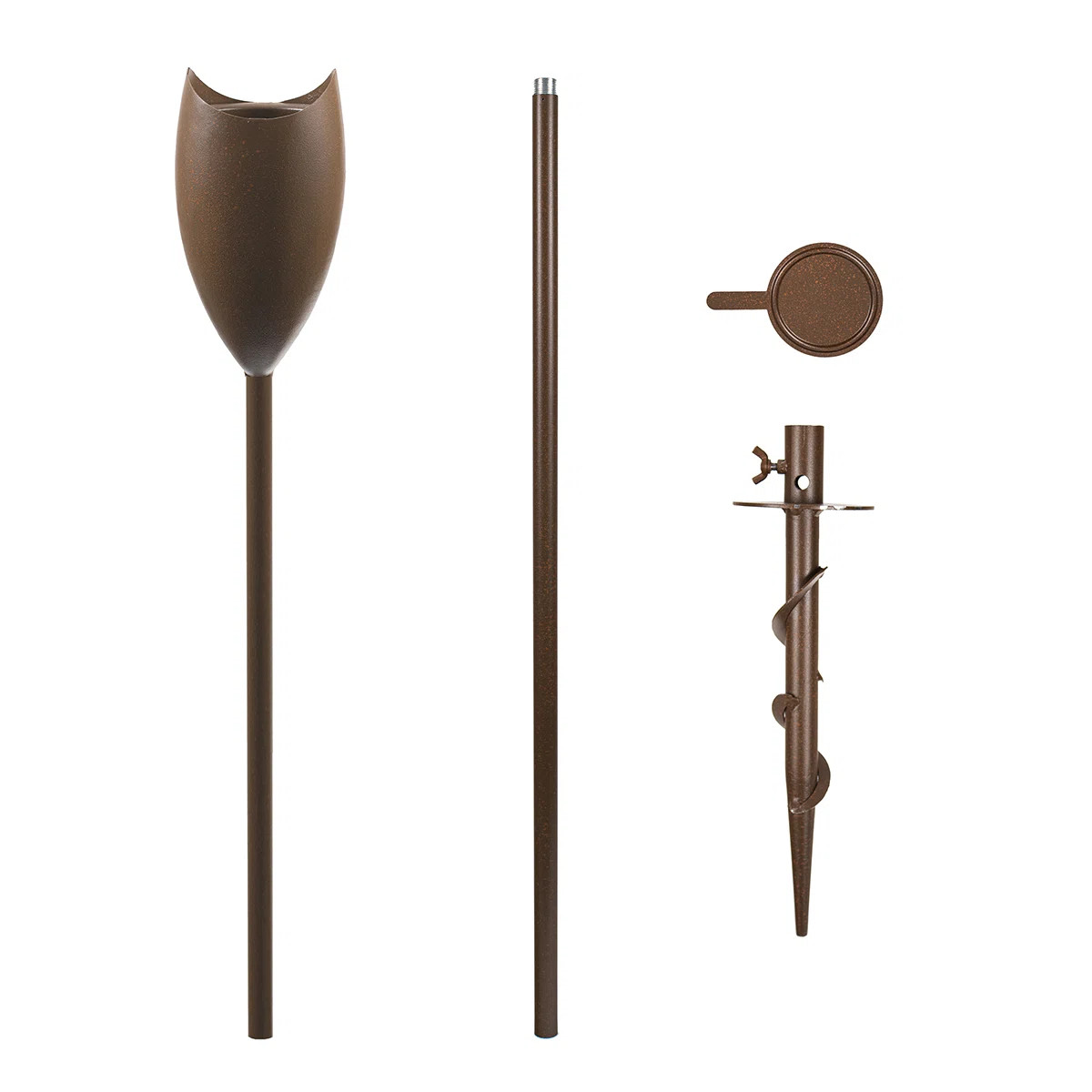 EchoFlame 57'' Metal Garden Torch (Set of 2) | Wayfair North America