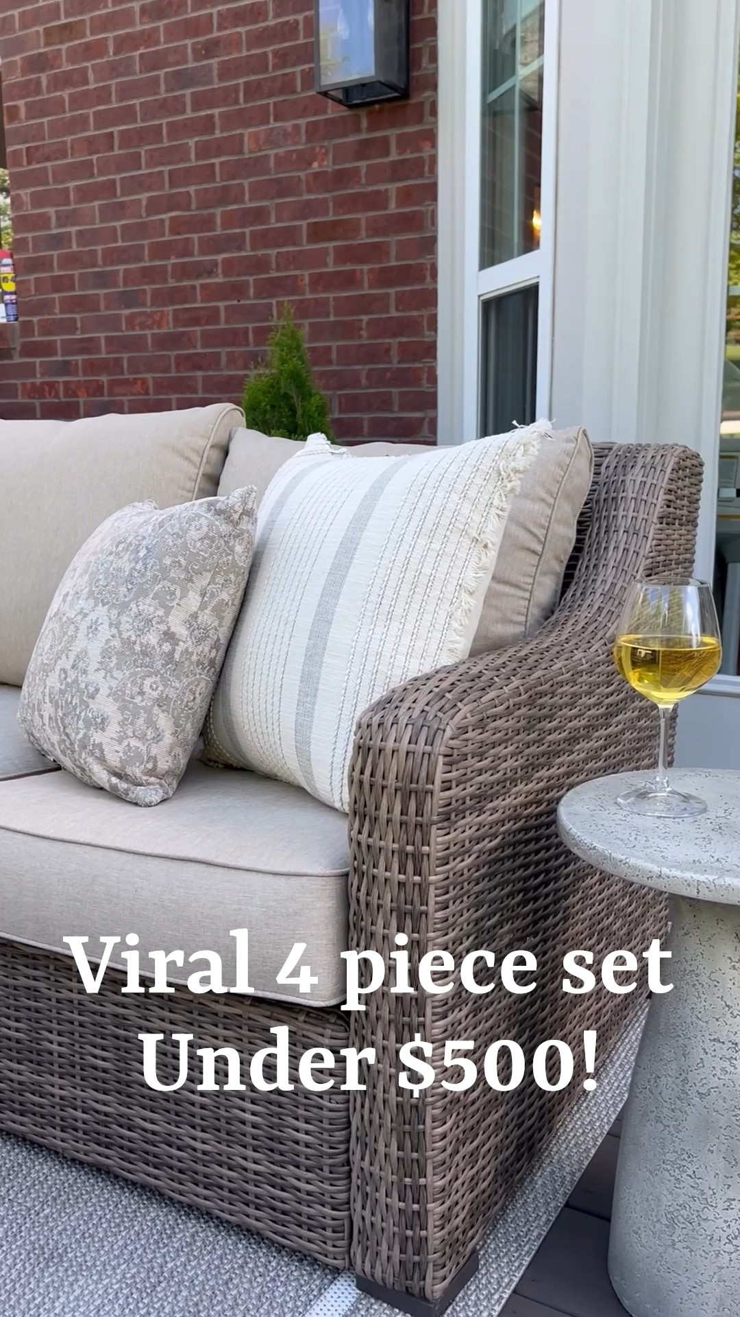 The viral Hawthorne 4 piece outdoor seating set from Better Homes and Gardens is on sale for $497! This happens once a year so grab it before it’s gone!

#LTKSeasonal #LTKHome #LTKSaleAlert