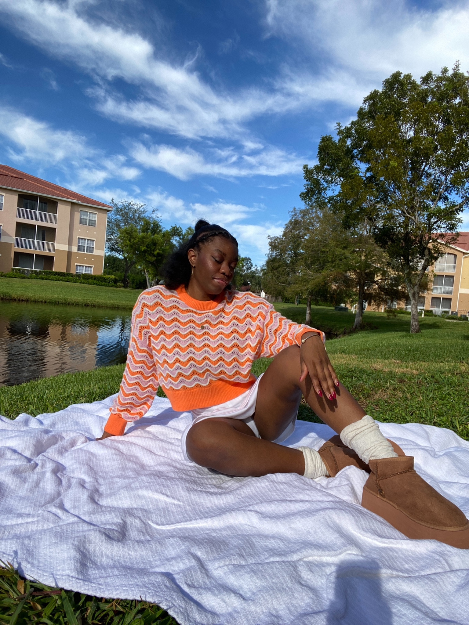 Fall picnic outfit 
Sweater(thrifted ) will include similar 
Skirt Marshals(will find similar)
Boots boohoo


#LTKfindsunder50 #LTKSeasonal #LTKstyletip