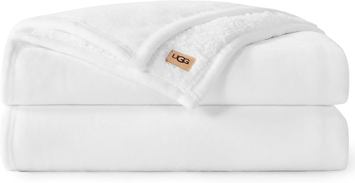 UGG Nita Full/Queen Blanket, Cozy Soft Queen Bedding, Plush Fleece Blanket for Bed, Extra Large T... | Amazon (US)