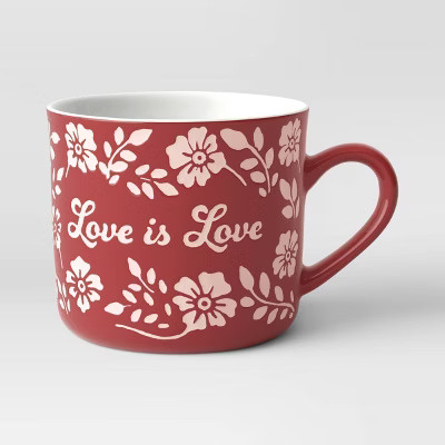 16oz Stoneware 'Love Is Love' Mug - Opalhouse™ | Target