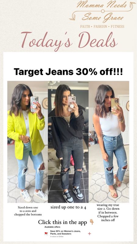 Target jeans are on sale!! 

#LTKfindsunder50 #LTKsalealert #LTKfindsunder100