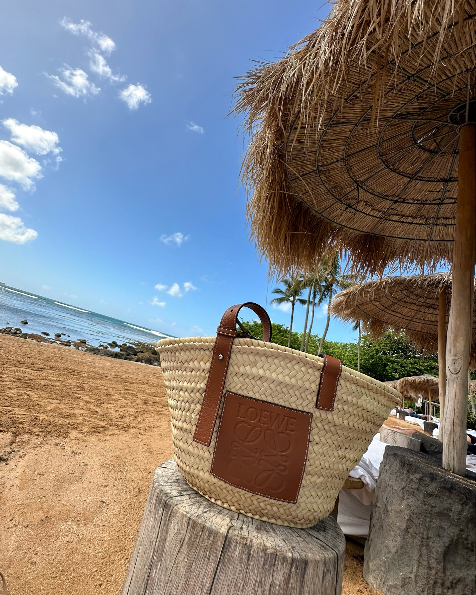 Loewe tote, straw bag, summer bag, beach tote. 

#LTKswim #LTKitbag #LTKSeasonal