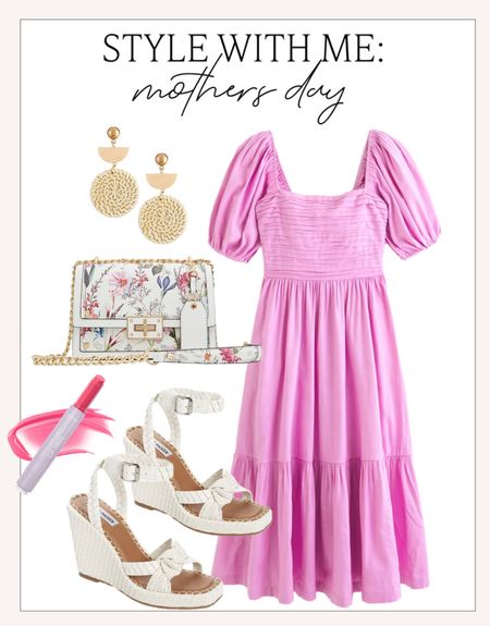 The perfect outfit to wear this Mother’s Day!

#mothersday

Mother’s Day outfit. Cute spring outfit idea. Pink puff sleeve midi dress. White wedge sandals. Floral crossbody bag  

#LTKstyletip #LTKfindsunder100 #LTKSeasonal