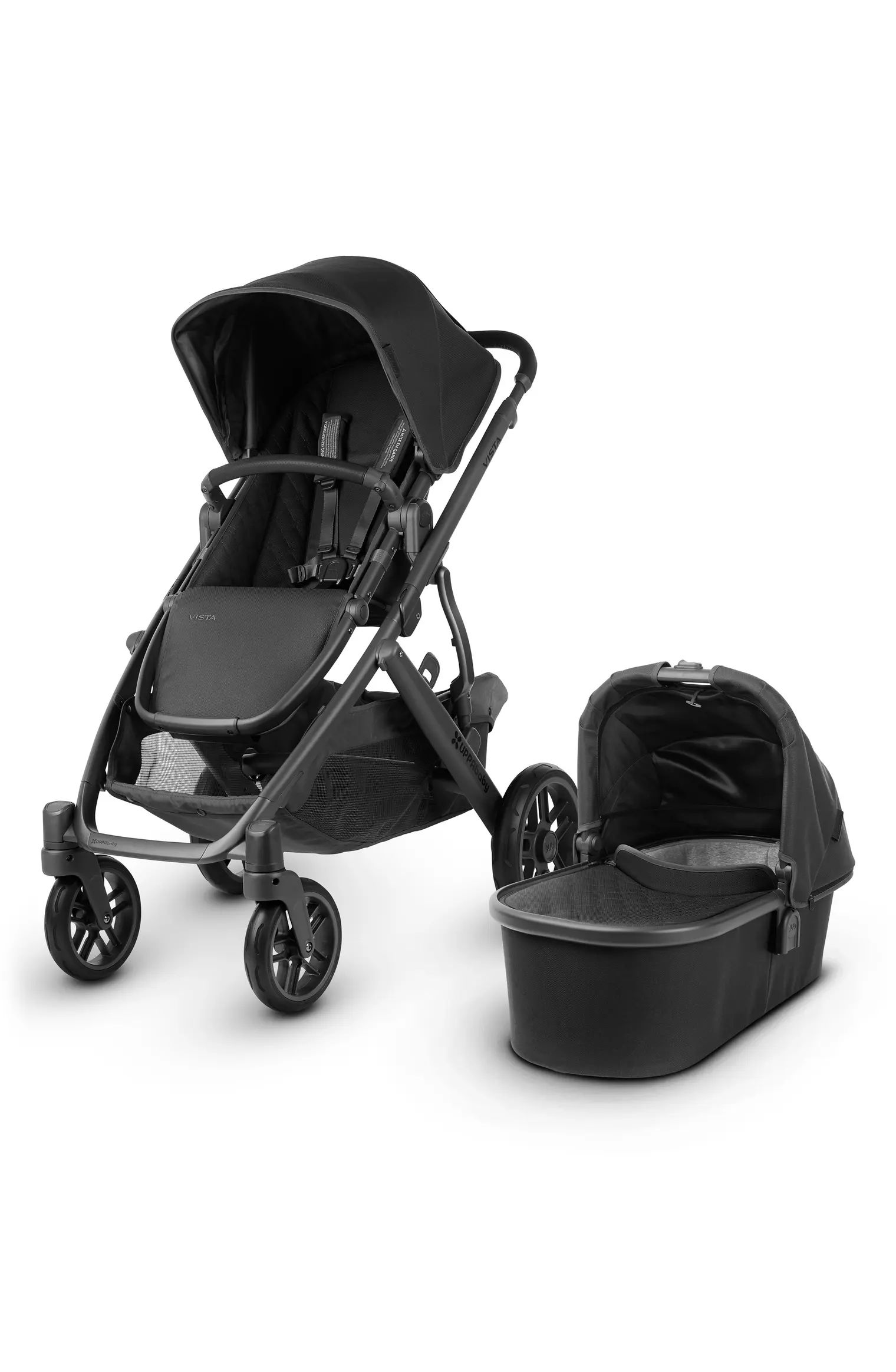 VISTA JACKIE Aluminum Frame Convertible Complete Stroller with Leather Trim | Nordstrom