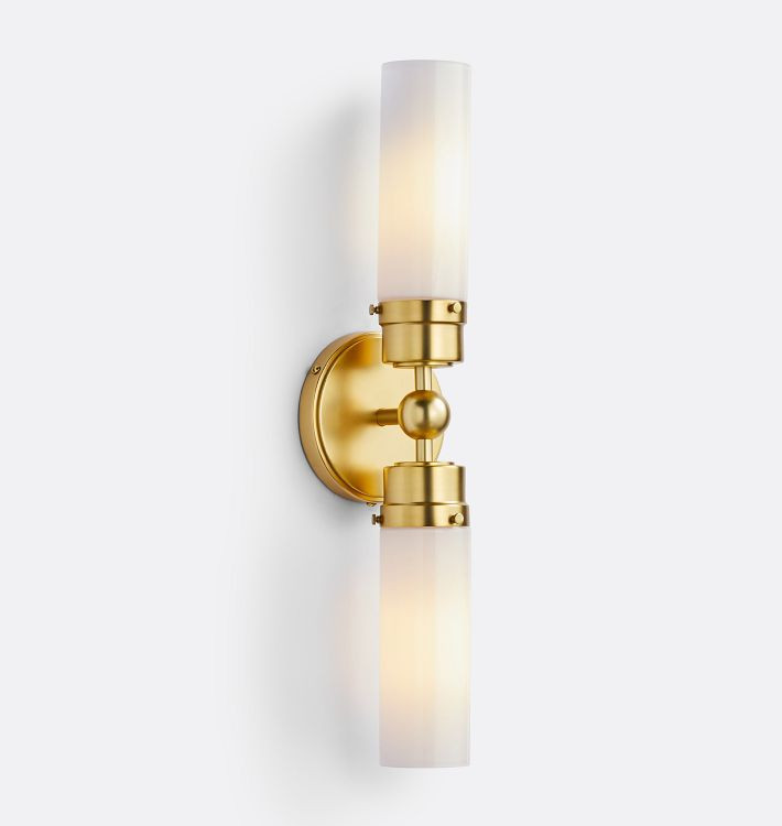 Howe Double Tube Wall Sconce | Rejuvenation