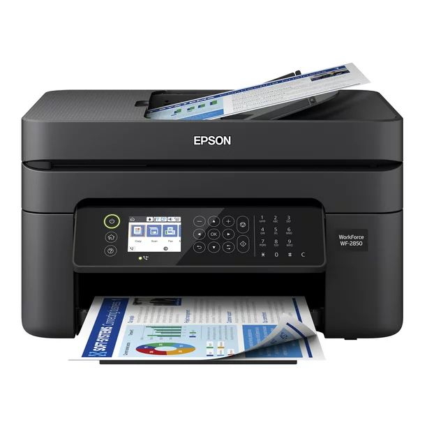 Epson WorkForce WF-2850 Wireless All-in-One Color Inkjet Printer | Walmart (US)