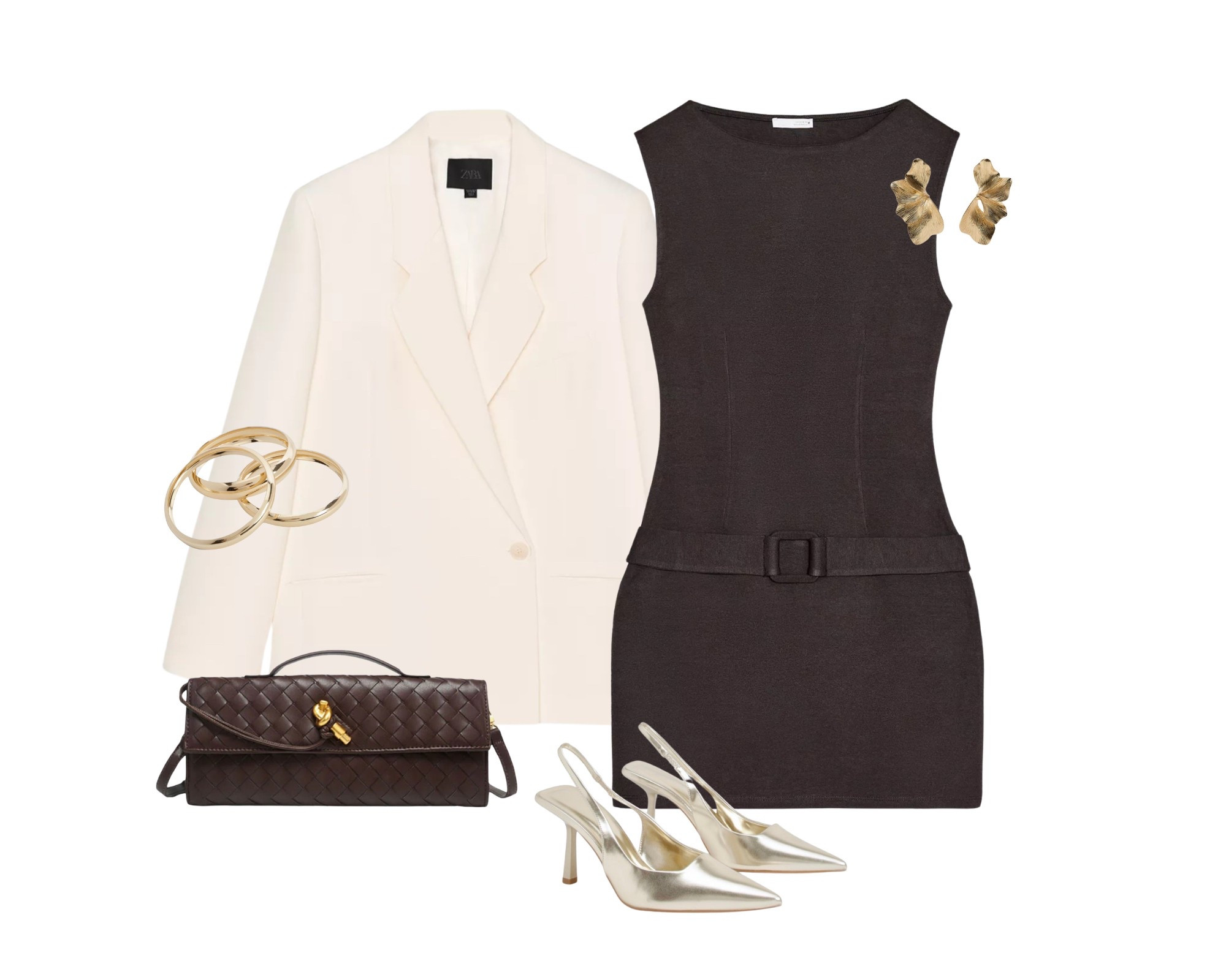 Spring brunch/date night outfit 🤎 Zara boohoo blazer style gold 

#LTKuk #LTKspring #LTKsummer