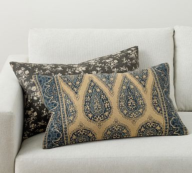 Abel Reversible Lumbar Pillow | Pottery Barn (US)