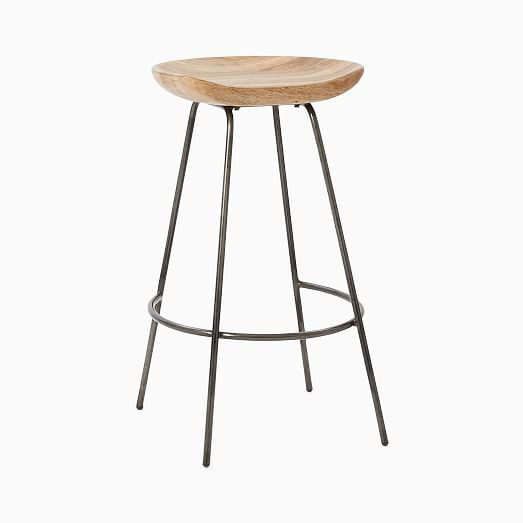 Alden Bar & Counter Stools - Steel | West Elm (US)