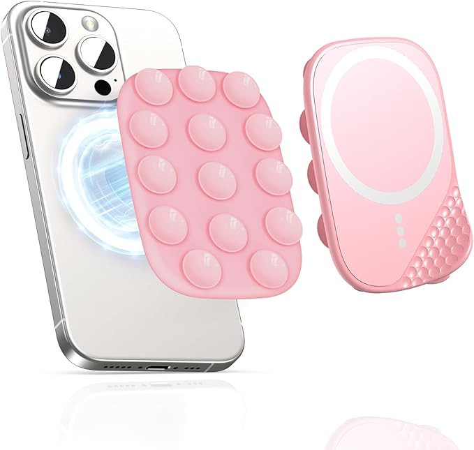 Magnetic Suction Cup Phone Mount for MagSafe Case, Anti-Slip Hands-Free Shower Phone Holder, Stic... | Amazon (US)