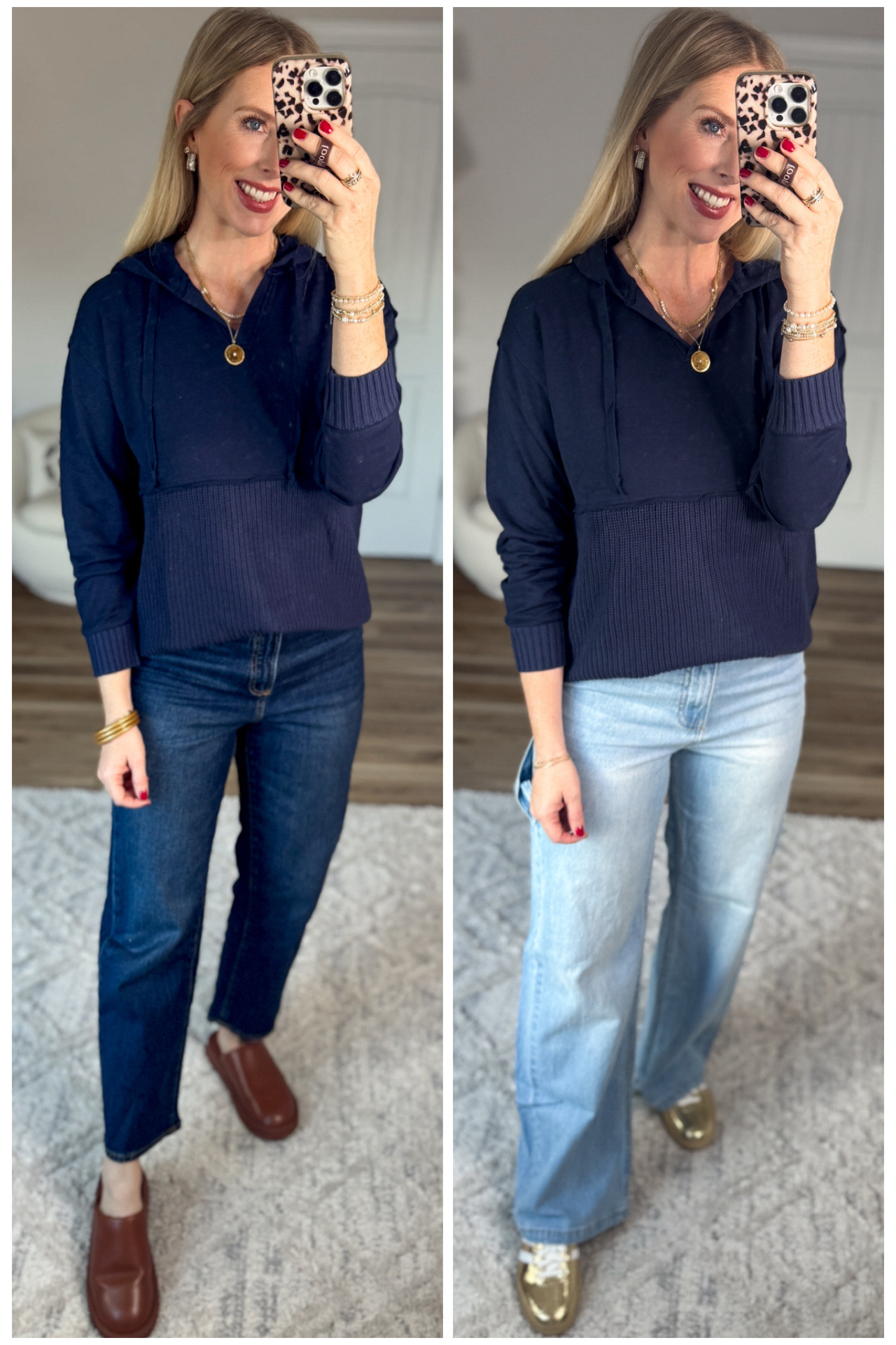 2 ways to style this mixed media hoodie from Walmart! 

#LTKootd #LTKFindsUnder50 #LTKSaleAlert