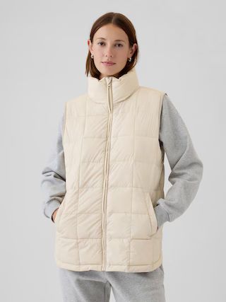 Recycled Lightweight Quilted Puff Vest | Gap (US)