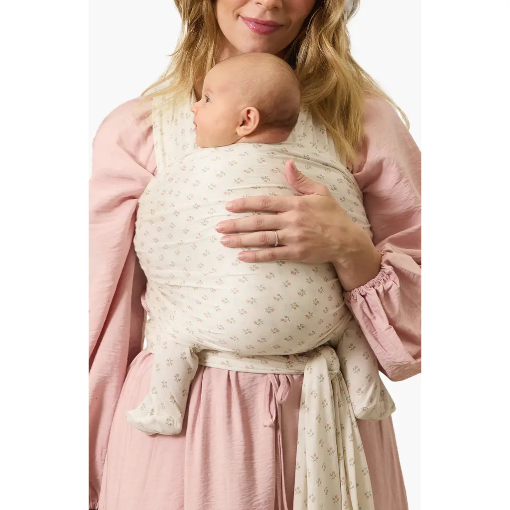Solly Baby Tencel® Modal Baby Wrap in Blush Floret at Nordstrom | Nordstrom