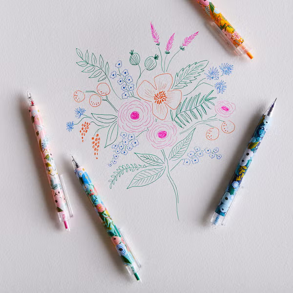 Rifle Paper Co. Garden Party Gel Pen Set Pack of 4 | The Container Store
