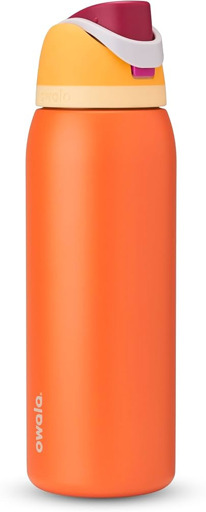 Owala FreeSip Stainless Steel Water Bottle 40 oz Citrus Crush | Amazon (US)