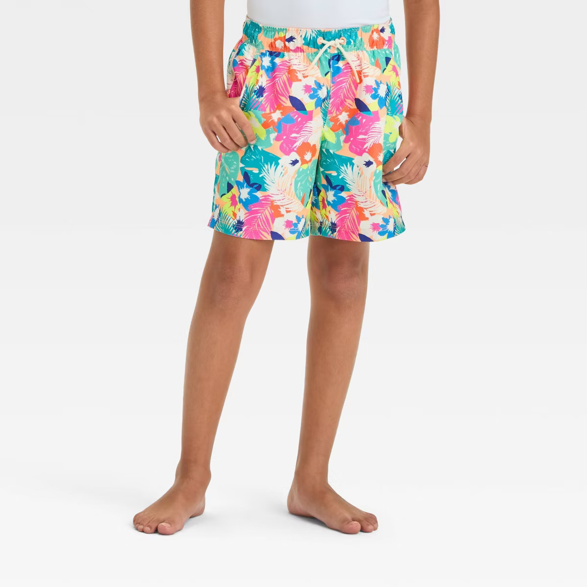 Boys' Floral Printed Swim Shorts - Cat & Jack™ | Target