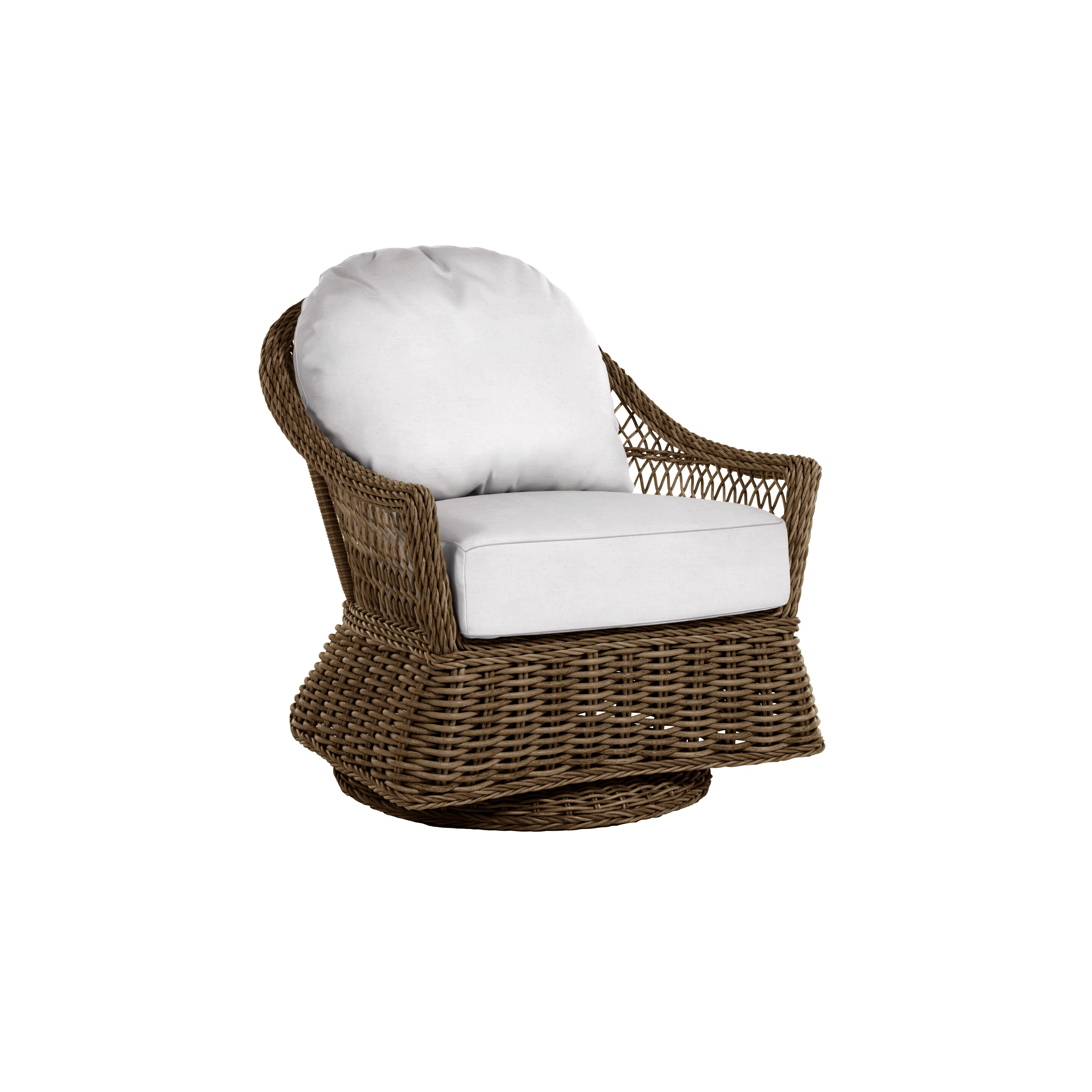 Soho Swivel Glider Chair with Cushions | Perigold
