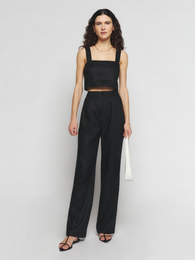 Olivia Linen Two Piece | Reformation (Global)