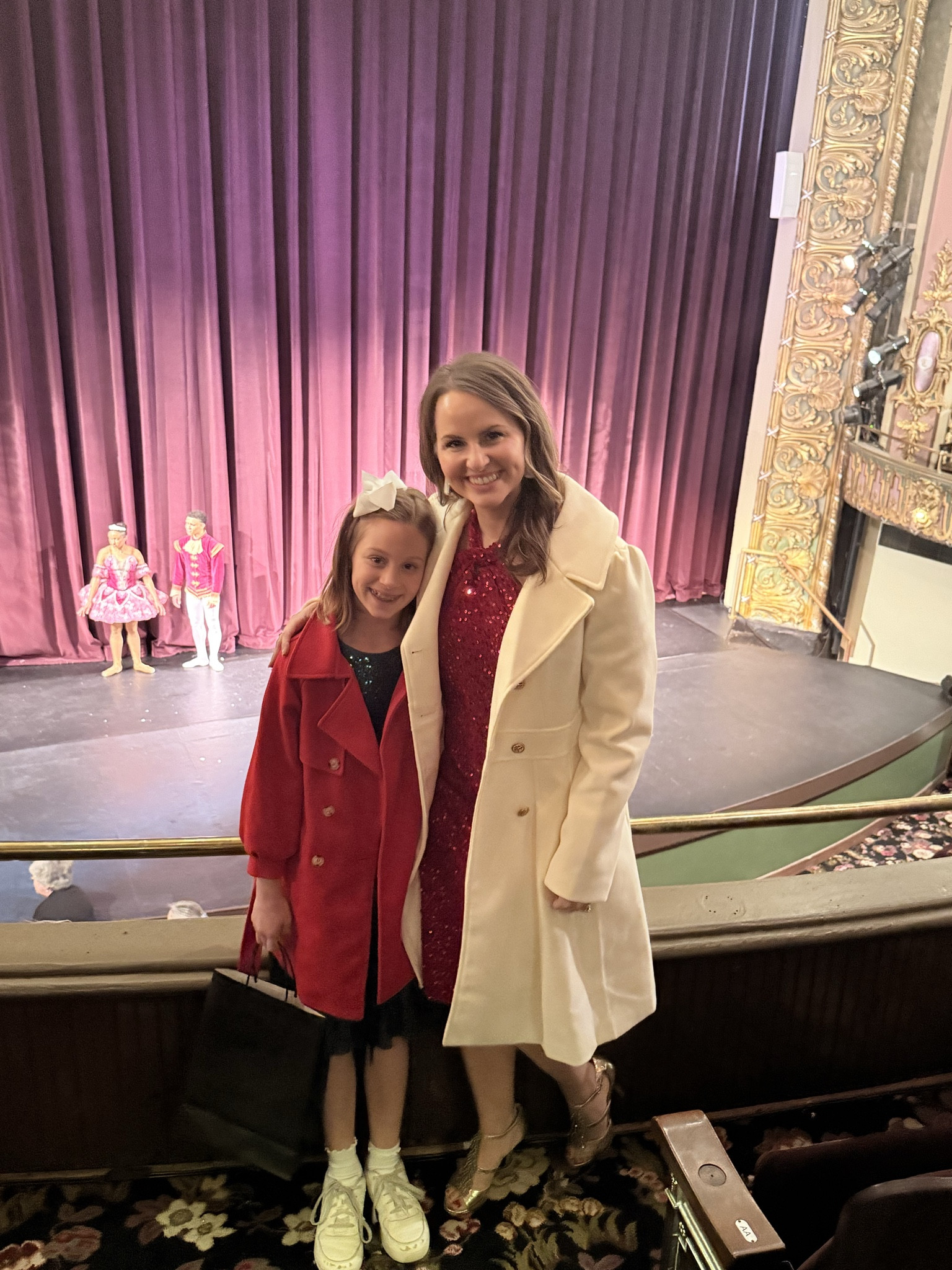 outfits we wore on our mother and daughter date to see the nutcracker! These dresses and coats are perfect for the holidays or Valentine’s Day but also come in a ton of colors for any special occasion like weddings, pageants, new years outfits, etc! 

#LTKgrwm #LTKWedding #LTKKids