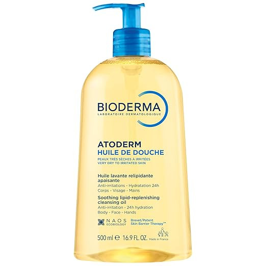 Bioderma Atoderm Shower Oil, Cleansing Oil For Face & Body, Nourishing Cleansing Oil For Dry to A... | Amazon (US)