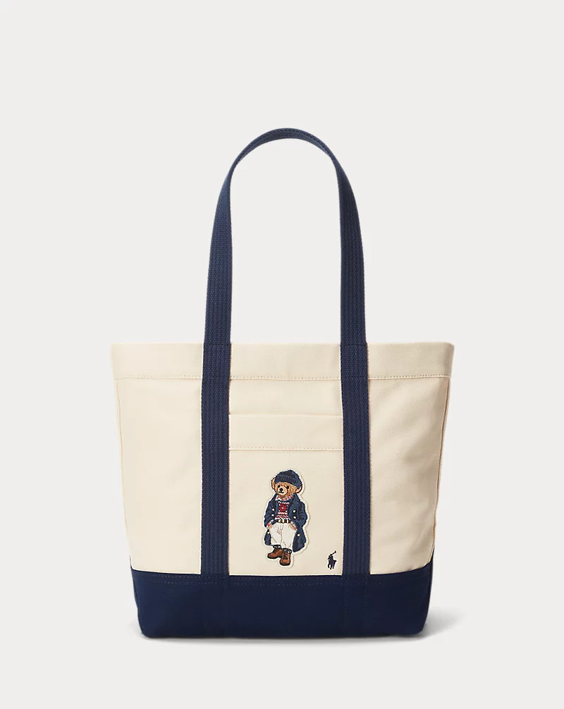 Polo Bear Canvas Medium Tote | Ralph Lauren (UK)