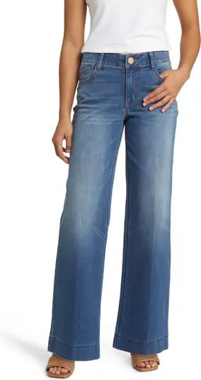 Wit & Wisdom 'Ab'Solution High Waist Wide Leg Jeans | Nordstrom | Nordstrom