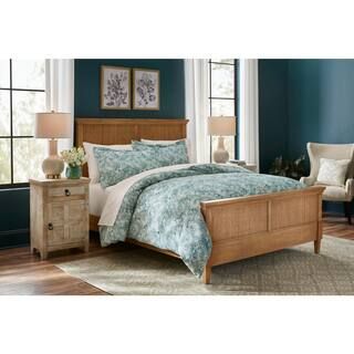 Marsden Patina Finish Queen Cane Bed (65 in. W x 54 in. H) | The Home Depot