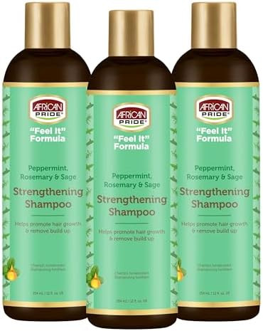 African Pride Feel It Formula Strengthening Shampoo - 12 fl oz (Pack of 3) | Amazon (US)
