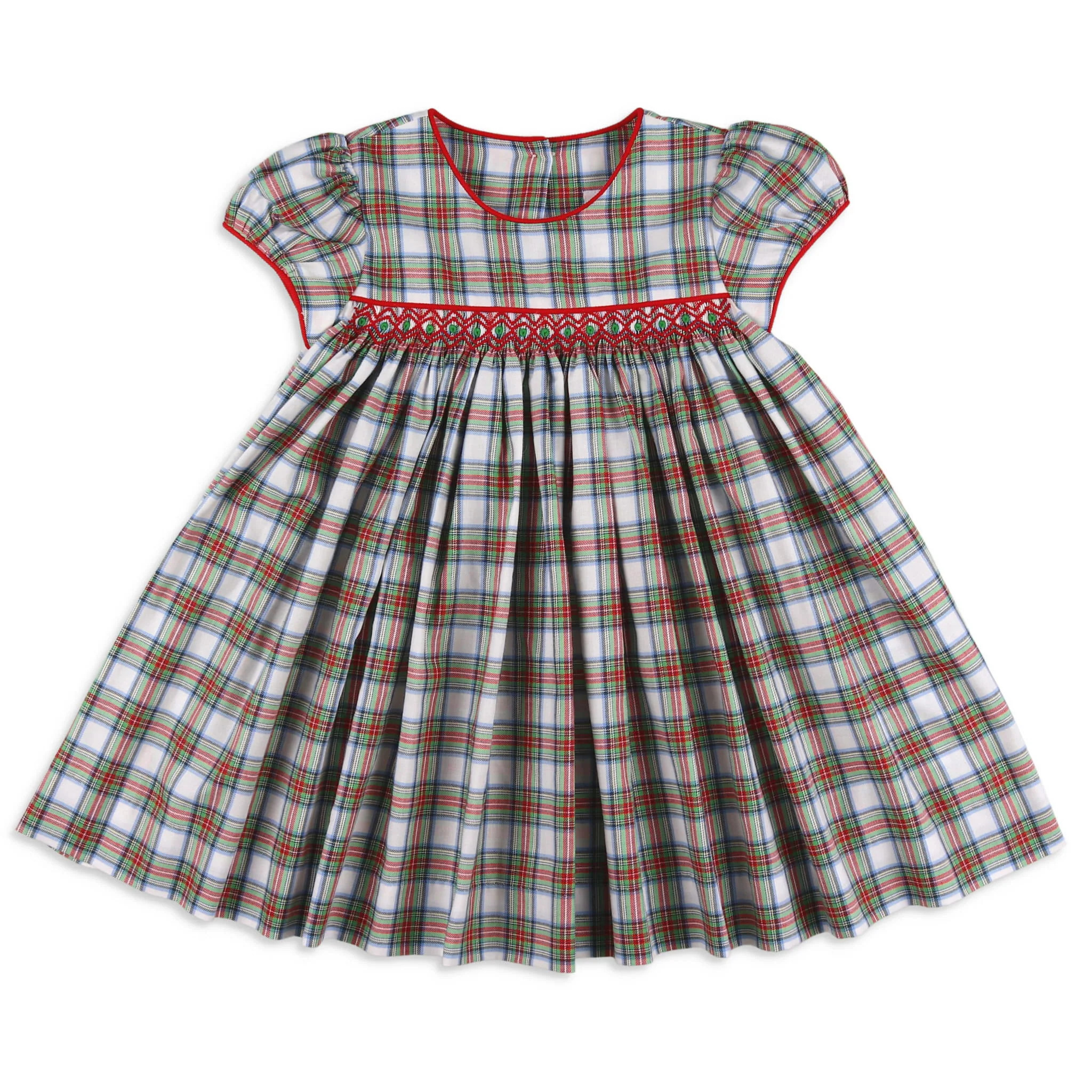 Girls Grace Dress - Tartan Plaid - Shrimp and Grits Kids | Shrimp and Grits Kids