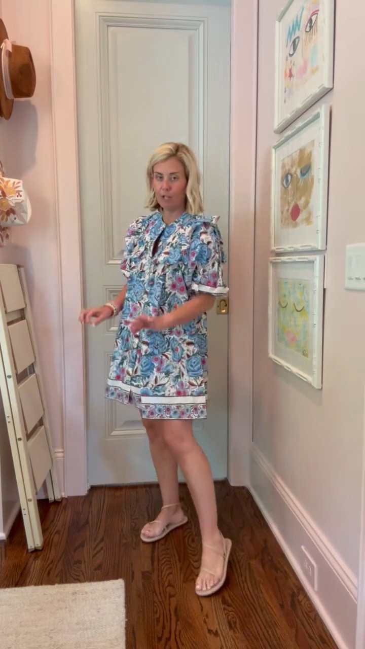 Let’s talk about a throw on and go dress…this is definitely that! Styling this super comfy today, but I’ve shown you this dressed up in heels and booties previously. This is a closet keeper! I’m wearing a small for length 8 sandals. 
*Use my code mixandmatch15 at Cleobella 
*Use code Catherine20 at A+B

#LTKSeasonal #LTKstorytime #LTKOver40