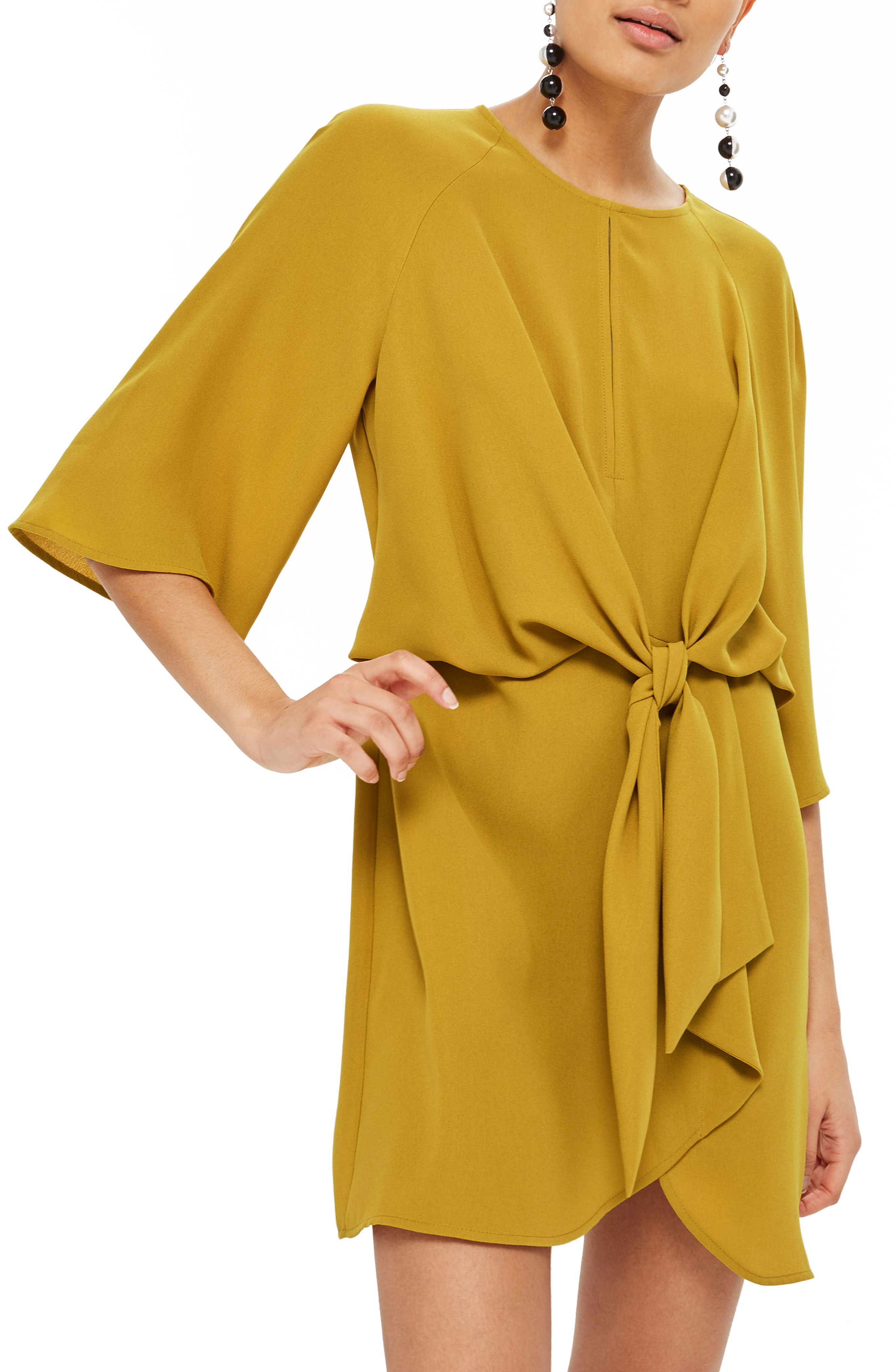 Tie Front Minidress | Nordstrom