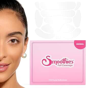 Smoothies Full Coverage Wrinkle Patches for Face Overnight - Facial Patches for Forehead, Elevens... | Amazon (US)