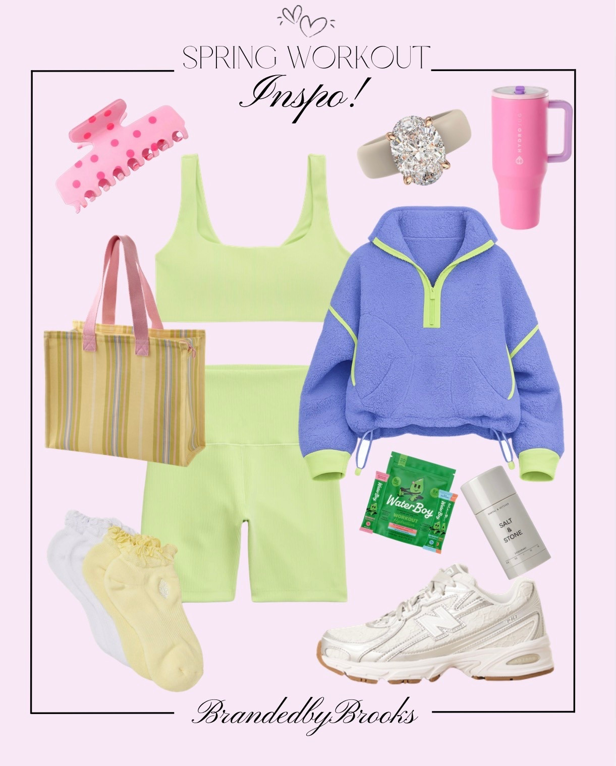 Spring workout but make it cute 💚💜✨

Obsessed with this bright + happy set paired with the coziest pullover—perfect for throwing on before or after a workout (or let’s be honest… errands + coffee runs 🤭).

Linked all my current faves from this look including accessories + must-haves to keep you feeling cute and comfy all season long!

#LTKfitnessgoals #LTKmorningroutine #LTKootd