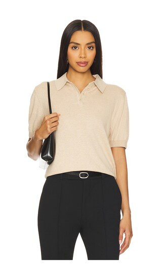 Emileigh Polo in Tan | Revolve Clothing (Global)
