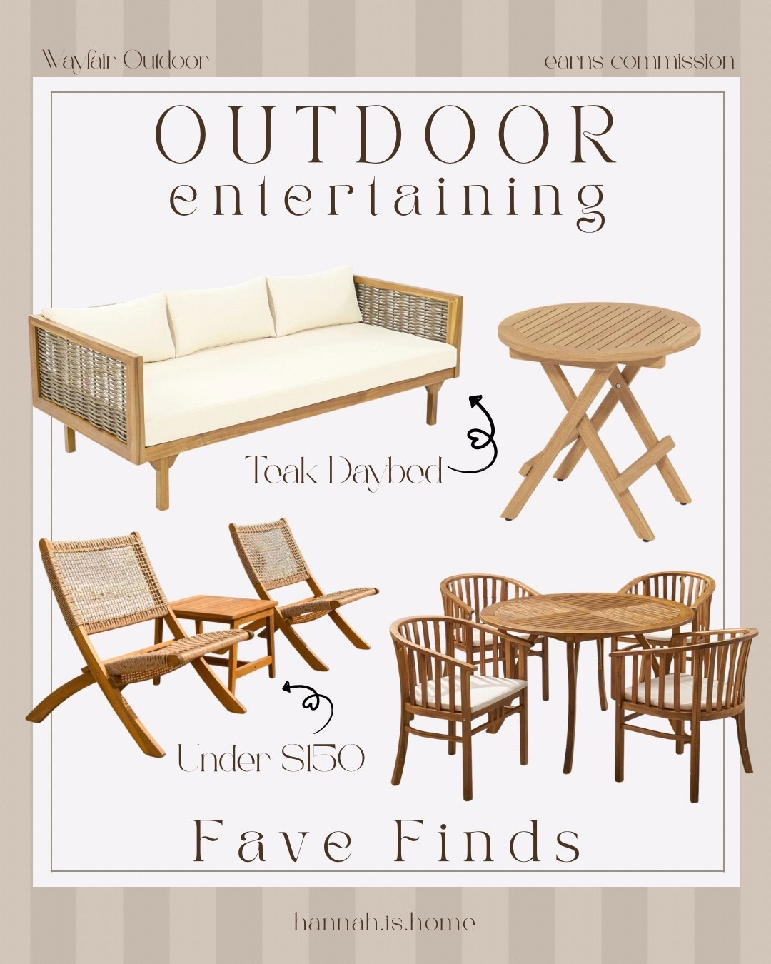 Love this Outdoor Seating from @Wayfair 

#ad #WayfairPartner #Wayfair #wishyouwerehere #outdoorrs

#LTKHome #LTKSaleAlert