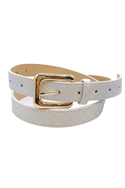 Hold It Together White Belt | The Willow Tree