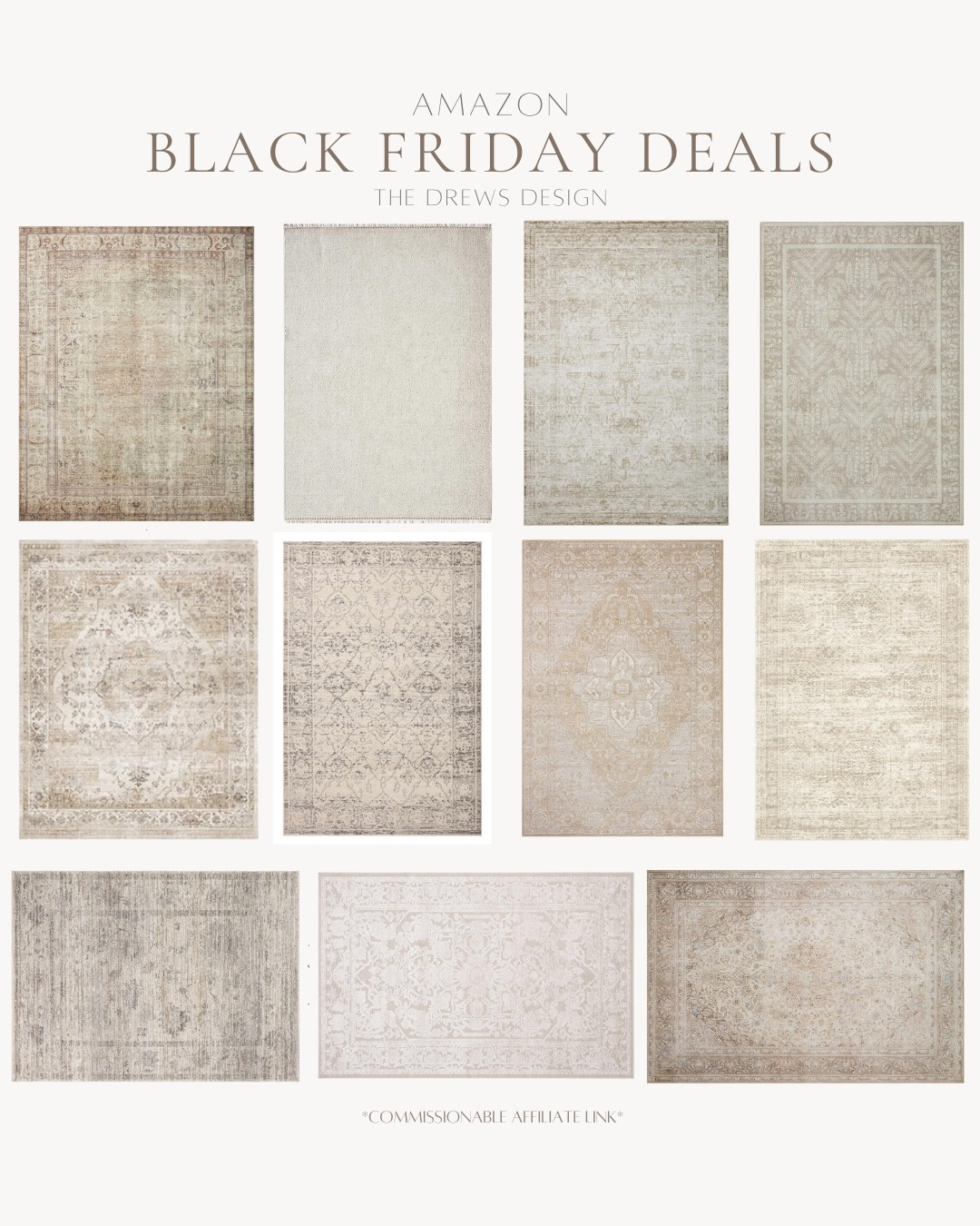 Black Friday deals on neutral area rugs!

Black Friday deals, cyber week deals, neutral area rug sale

#LTKHome #LTKCyberWeek #LTKSaleAlert