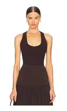 Helsa Ailani Knit Bodysuit in Coffee from Revolve.com | Revolve Clothing (Global)