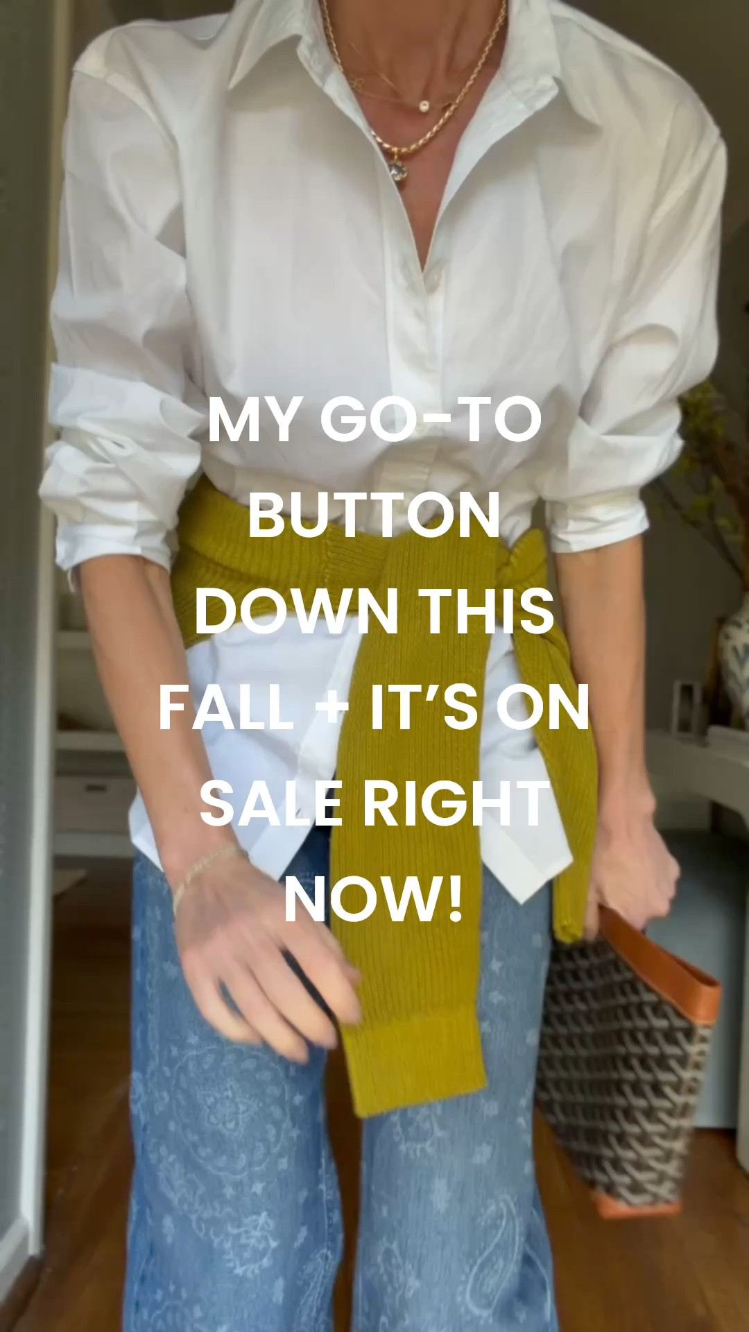 Wearing size S in the shirt and 26 in the jeans!
