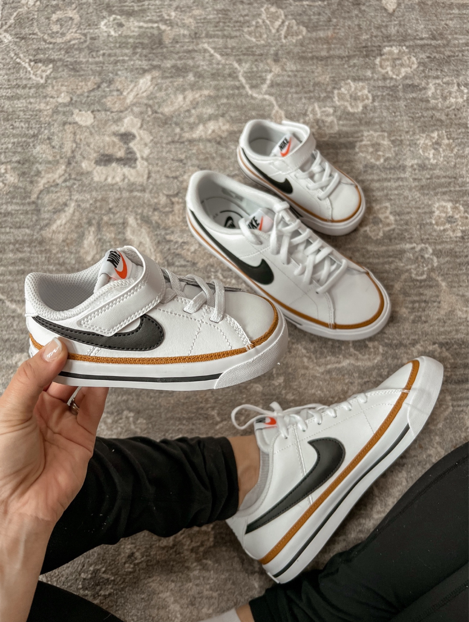 The cutest mommy and me nike sneakers! Comes in ALL sizes! How cute!! 

Tip to save: check your women’s size comparison to big kids. I wear a 6 women’s and ordered a 4 big kid and they are the same! 

Come stay awhile, Amanda Vernaci, mommy and me sneakers, matching outfits, Nike shoes. 

#LTKStyleTip #LTKShoeCrush #LTKFitness