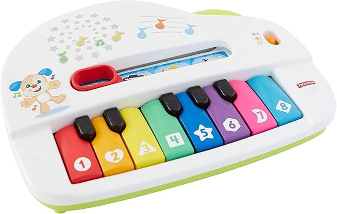 Fisher-Price Laugh & Learn Silly Sounds Light-up Piano, Multicolored, Small | Amazon (US)