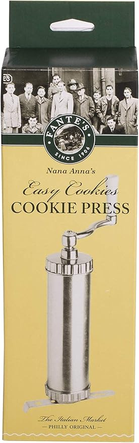 Fante's Easy Cookie Press, The Italian Market Original Since 1906, Silver | Amazon (US)