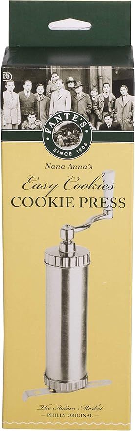Fante's Easy Cookie Press, The Italian Market Original Since 1906, Silver | Amazon (US)