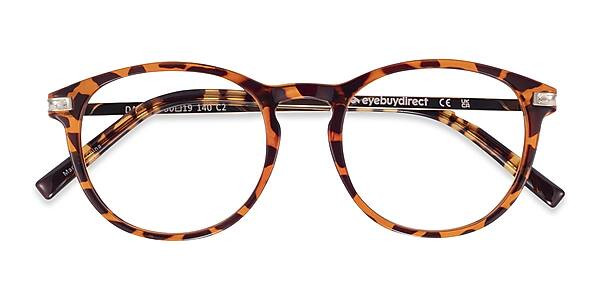 Daphne Round Brown & Tortoise Glasses for Women | Eyebuydirect | EyeBuyDirect.com