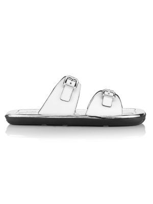 Leather Flat Sandals | Saks Fifth Avenue OFF 5TH