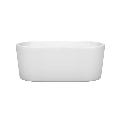 Wyndham Collection Ursula 59" x 28" Freestanding Soaking Acrylic Bathtub | Wayfair | Wayfair North America