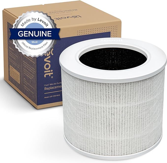 LEVOIT Core Mini Air Purifier Replacement Filter, 3-in-1, High-Efficiency Activated Carbon, Core ... | Amazon (US)